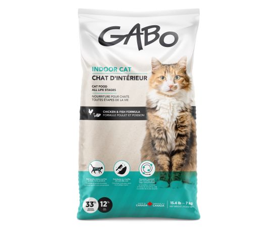 Gabo - Nourriture Pour Chat & Chaton, Tout Stade De Vie - Chat D'intérieur | Poulet Et Poisson