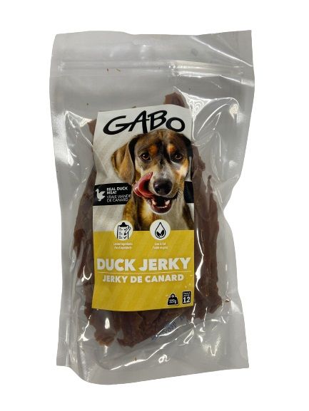 Gabo, Gâteries Pour Chien - Jerky De Canard 227g