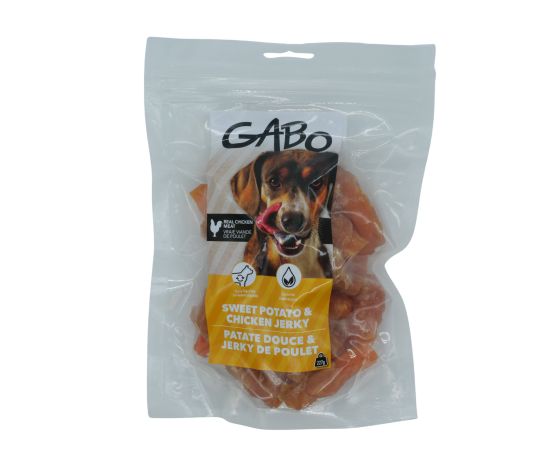 Gabo - Gâteries Pour Chien | Patates Douces & Jerky De Poulet - 227g