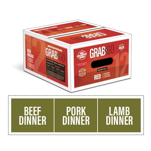 Big Country Raw - Grab N Go - Viande rouge | Chien - 12lbs