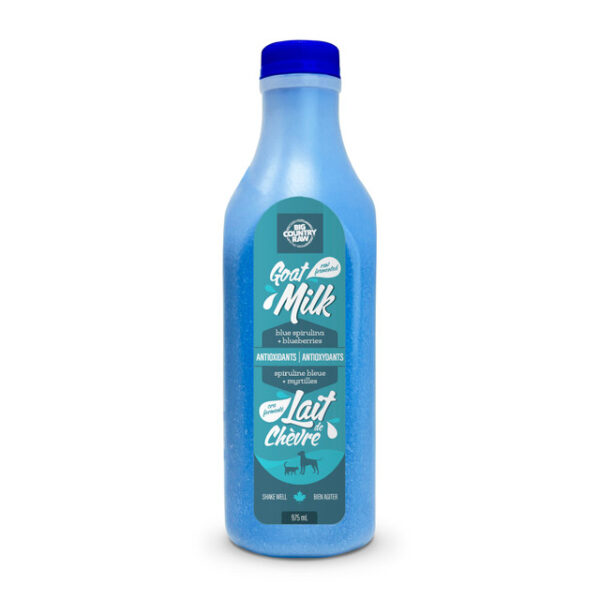 Big Country Raw - Lait de chèvre cru | Antioxydant (bleu) 975 ml