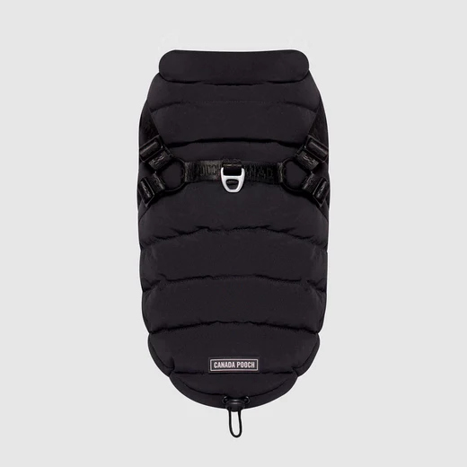 Canada Pooch - Manteau avec harnais - 2 en 1 | Noir