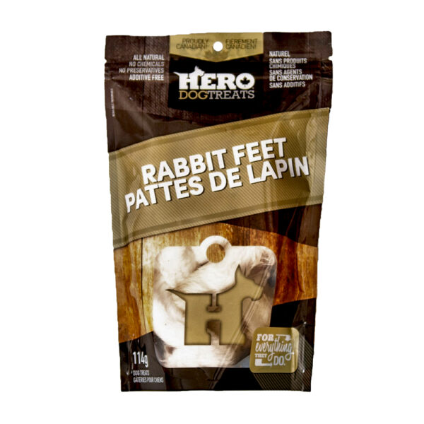 Hero - Pattes de lapin | Chien - 114g