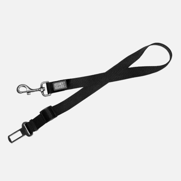 Cloe e Cluzo - Mini attache de ceinture de sécurité pour chiens | Noir