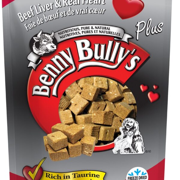 Benny Bully’s | Gâteries lyophilisée pour chien et chat | Foie et coeur de boeuf - 20 gr