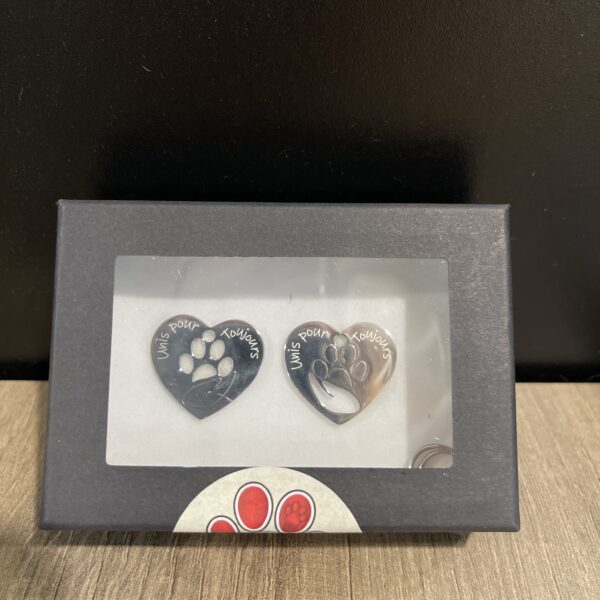 Croc Cake | Duo de médailles animal-maître meilleurs amis