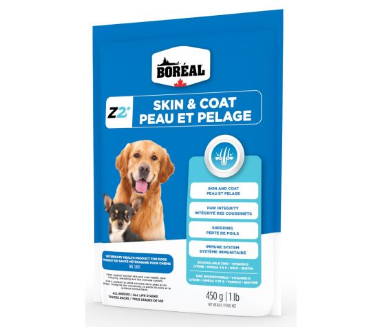Boréal - Zinpro Z2+ peau et pelage pour chien | 450g