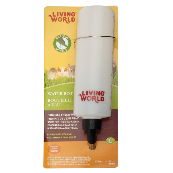 Living World - Bouteille d'eau pour petits animaux | 475 ml