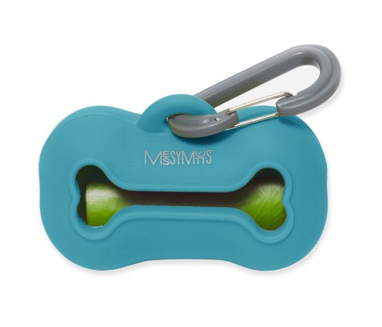 Messy Mutts - Distributeur à sacs de ramassage en silicone