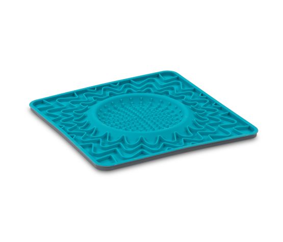 Messy Mutts - Tapis d'alimentation en silicone avec cadre et bol intégré