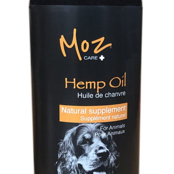 Moz Pet Supplément Naturel Pour Animaux - Huile De Chanvre 500ml