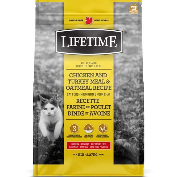Lifetime - Nourriture Pour Chat | Poulet, dinde et avoine