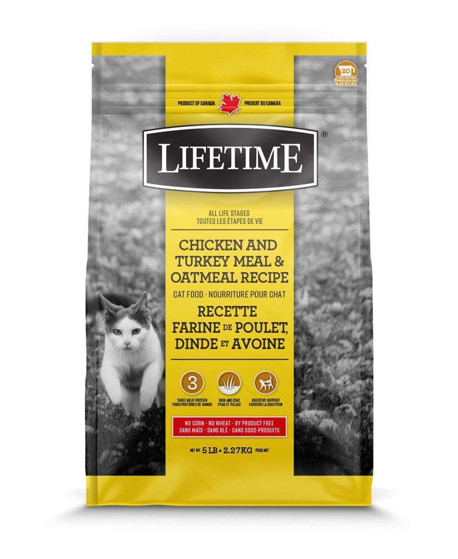 Lifetime - Nourriture Pour Chat | Poulet, dinde et avoine