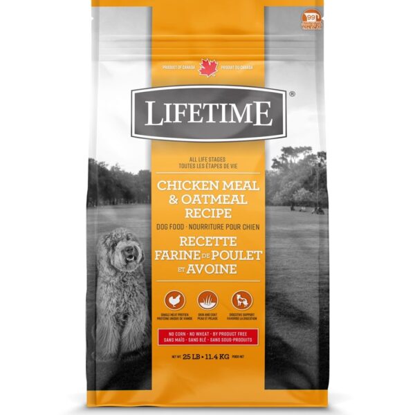 Lifetime - Nourriture pour chien | Poulet et avoine