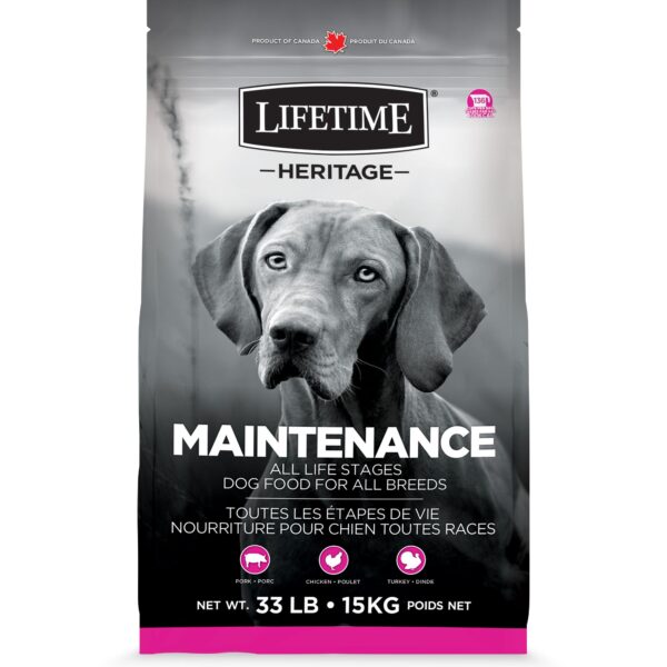 Lifetime - Nourriture pour chien  | Maintenance - 15kg (33lbs)