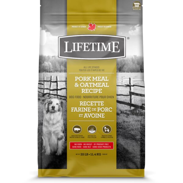 Lifetime - Nourriture pour chien | Porc et avoine
