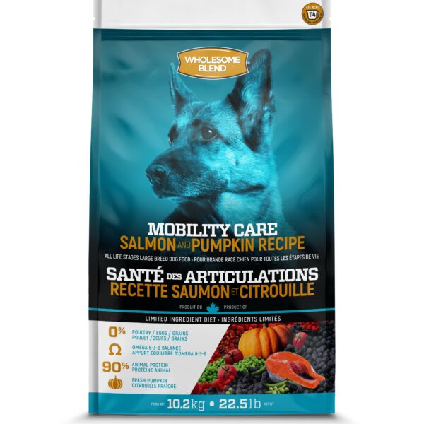 Wholesome Blend - Nourriture pour chien | Sans grains - Articulations - 10.2kg (22 lbs)