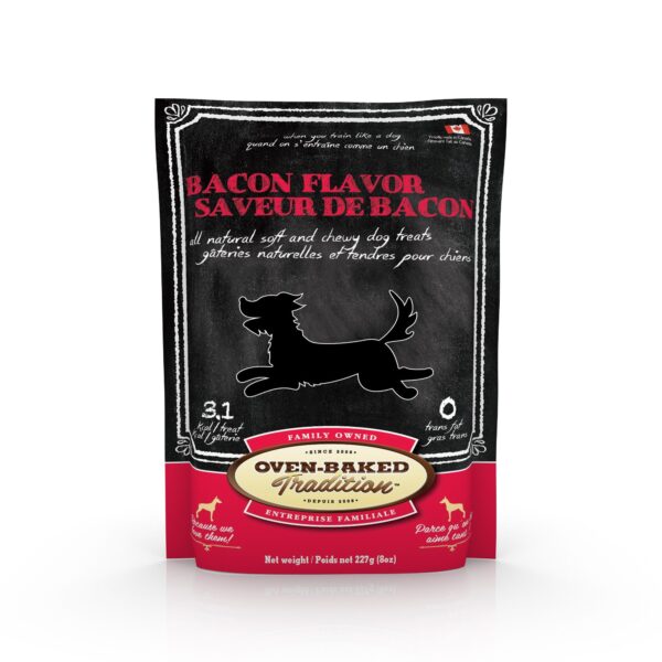 Oven Baked Tradition Gâteries Pour Chien, Tendres Au Bacon 8oz