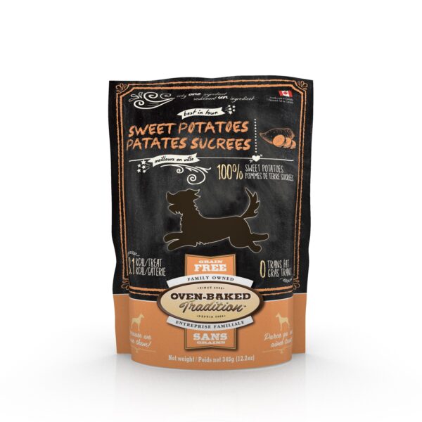 Oven Baked Tradition Gâteries Pour Chien, Patates Douces En Tranches 12.2oz