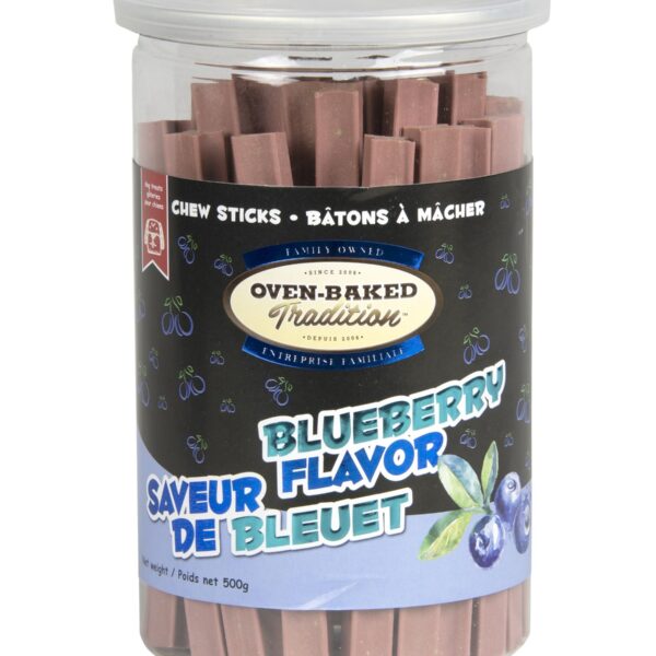 Oven Baked Tradition Gâteries Pour Chien, Bâtons à Mâcher, Bleuets 500g