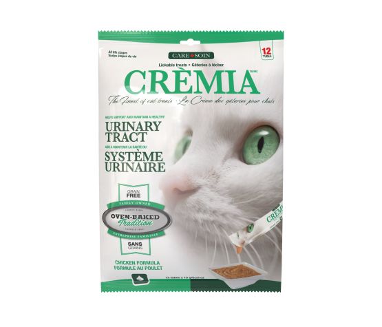 Oven-Baked Tradition |  Crèmia gâteries à lécher pour chat, sans grains - Système Urinaire | Poulet 12x15g