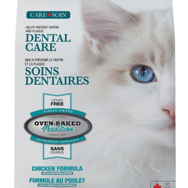 Oven-Baked Tradition Soins - Nourriture pour chat sans grains | Soins dentaires - Poulet