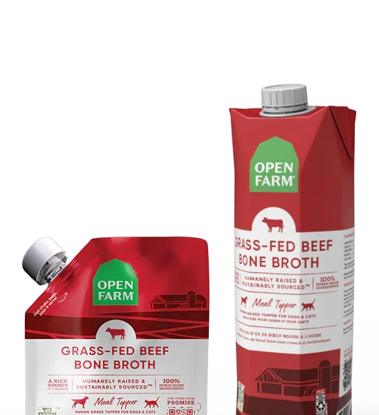 Open Farm - Bouillon d'os pour chien et chat | Boeuf