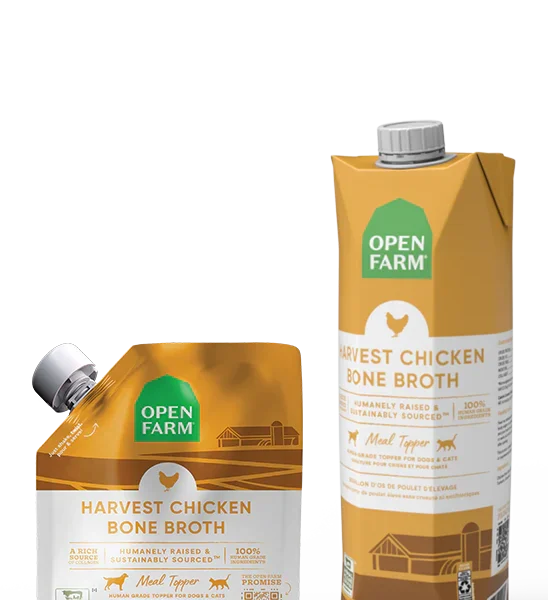 Open Farm - Bouillon d'os pour chien et chat | Poulet