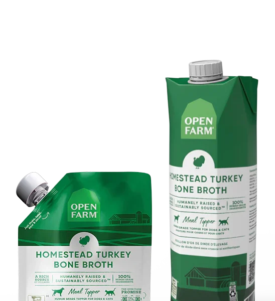 Open Farm - Bouillon d'os pour chien et chat | Dinde