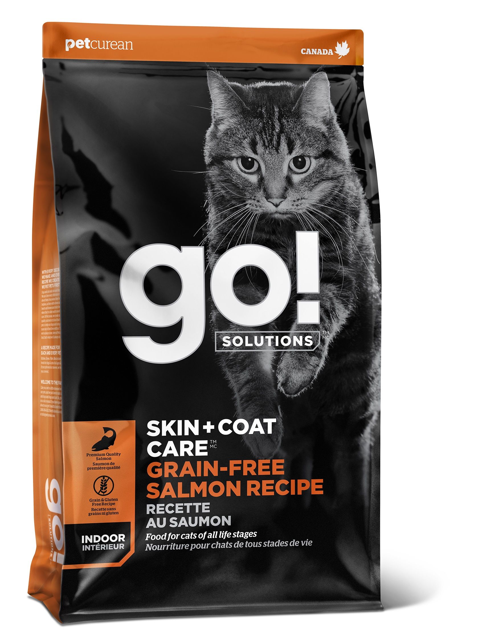 Petcurean Go! peau + poils pour chat