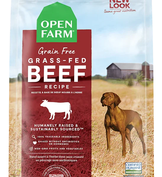 Open Farm pour chien sans grains boeuf