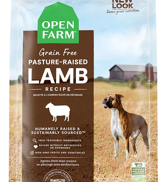 Open Farm pour chien sans grains agneau