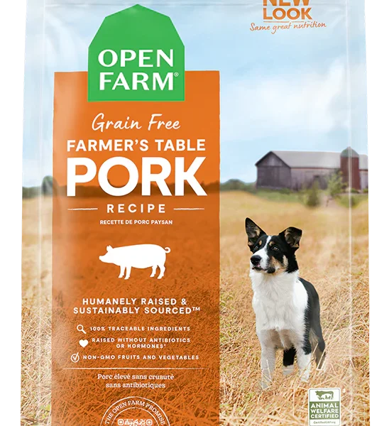 Open Farm pour chien sans grains porc