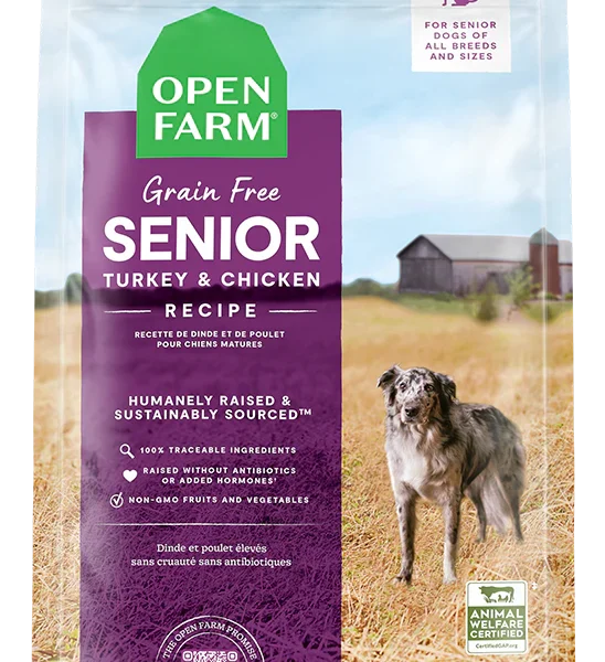 Open Farm pour chien sans grains sénior