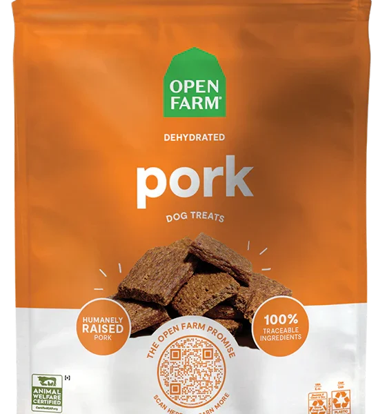 Open Farm - Gâterie déshydratée | Porc  4.5 oz
