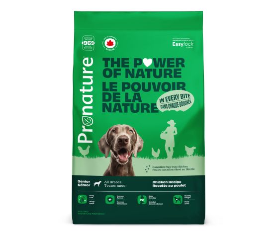 Pronature Original pour chien sénior poulet avoine 11.3kg (25lbs)