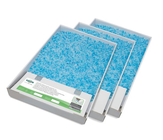 Petsafe - Plateau de rechange pour litière ''Scoopfree'' bleu - Pqt 3
