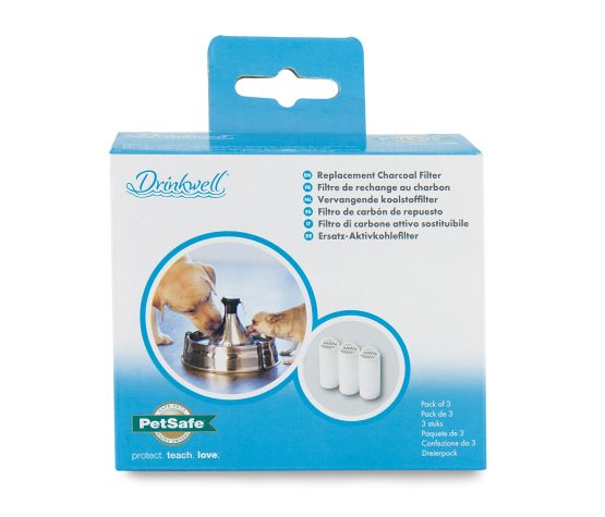 Petsafe - Filtre au charbon pour fontaine ''Drinkwell 360 degrés'' - Pqt 3