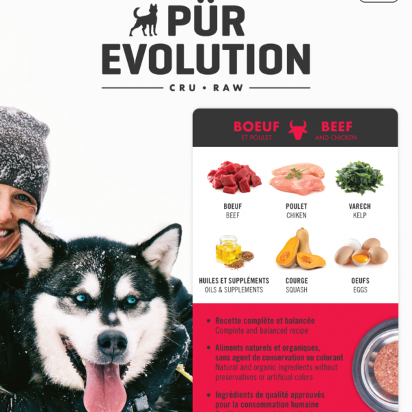Pür Évolution | Boeuf et Poulet - Chien