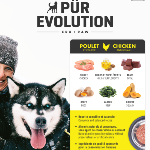 Pür Évolution | Poulet et courges - Chien