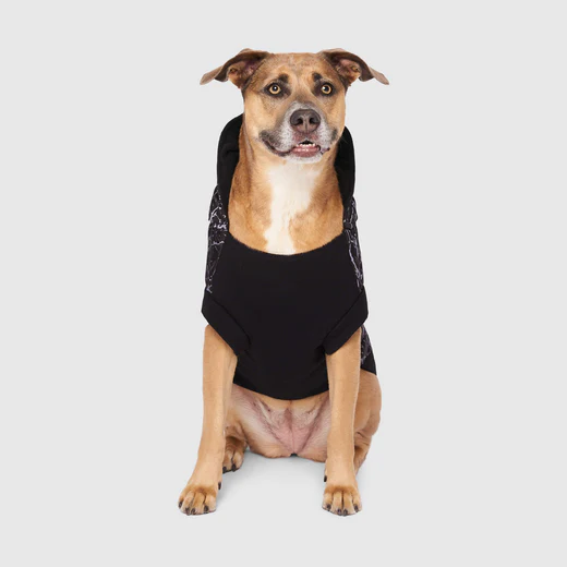 Canada Pooch - Manteau d'hiver matelassé | Noir craquelé – Image 4
