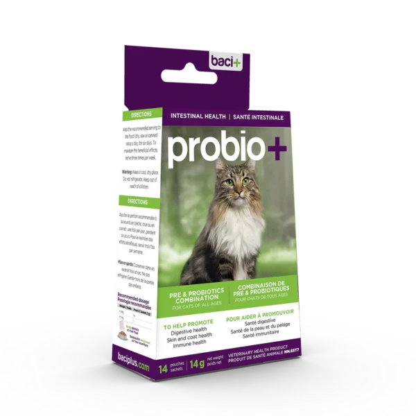 Baci+ Pré et probiotiques - Prévention et maintien | Chats