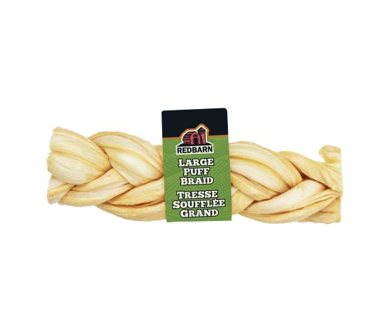 Redbarn - Tresse d'oesophage de boeuf soufflé pour chien