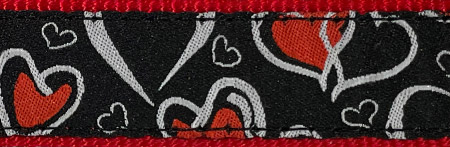 Hunter - Collier Martingale - Chien | 1" x 15"-24" - Rouge os