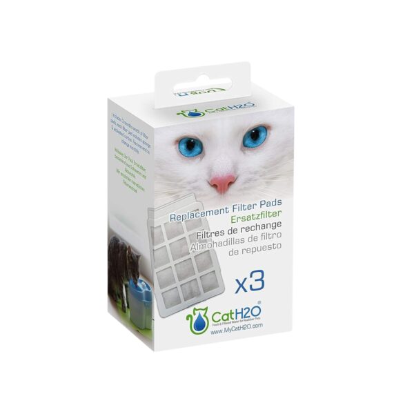 H2o Filtres De Rechange Pour Fontaines Chien Ou Chat - Pqt 3