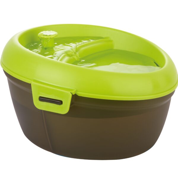 H2o Fontaine | Abreuvoir Pour Chien (6 Litres) Noir Et Vert
