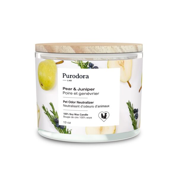 Purodora Lab Bougie De Soya, Neutralisant D'odeurs 13oz