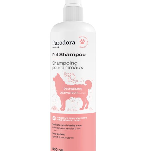 Purodora Lab, Shampoing Pour Chien, Activateur De Mue 500ml