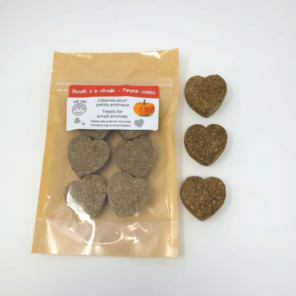 Les petits lapins d'amour - Biscuits à la citrouille