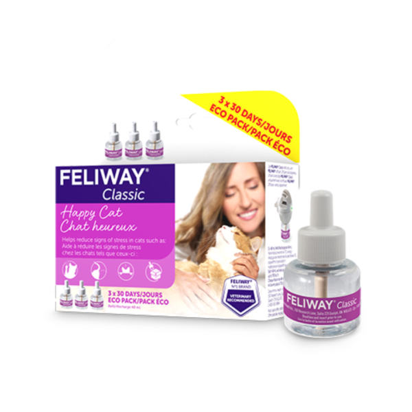 FELIWAY Classic Recharge de 30 jours pqt de 3 | Chat